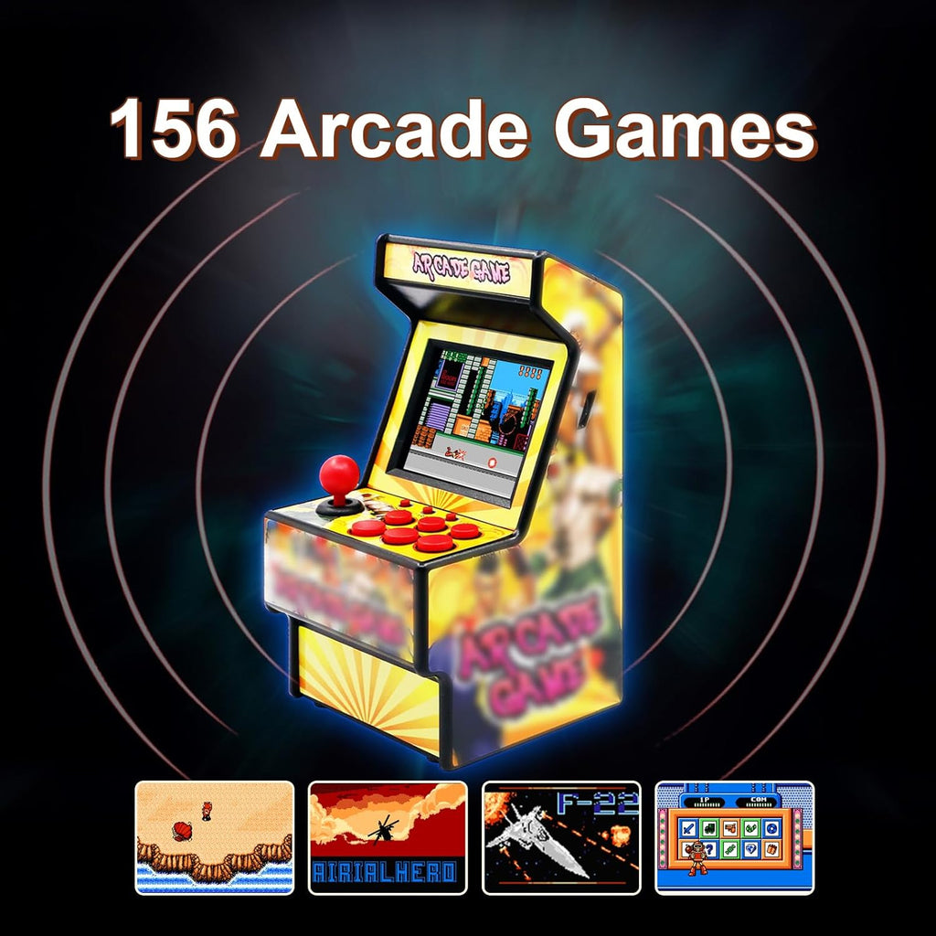 2.8" Screen 16 Bit Mini Arcade Game Machine Built In Classic Handheld Games With Rechargeable Battery