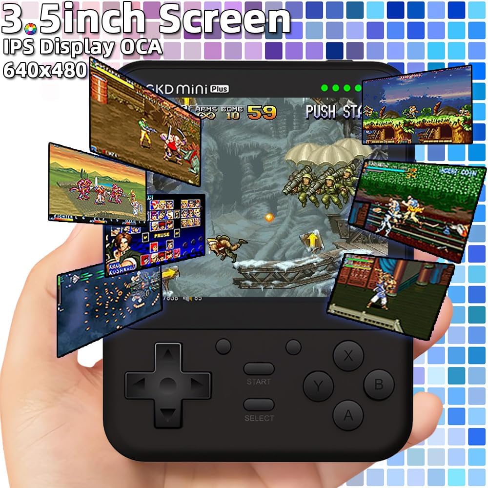 3.5-inch 16G+144G Retro Game Handheld Console with 10000 Games