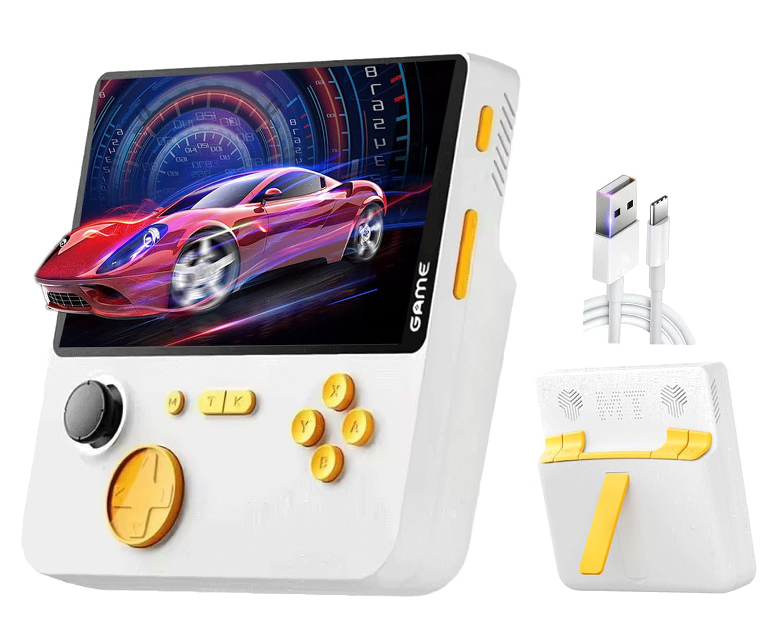 5-Inch IPS Screen Retro Handheld Game Console 10000+Games 13 Simulators Linux System