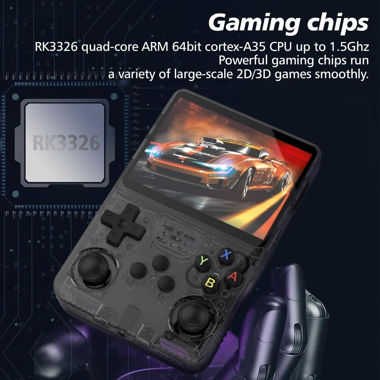 X6 Handheld Retro Games Console with Games 3.5" screen 32G