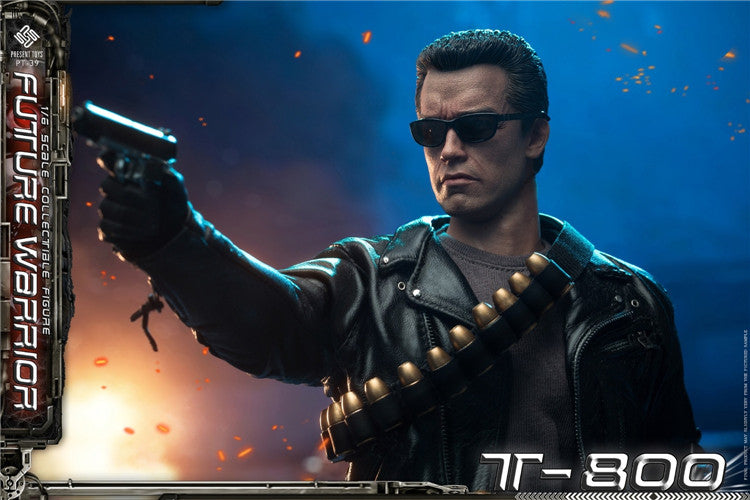 PRESENT TOYS 1/6 Terminator T800 Arnold Future Warrior Figure PT-sp39