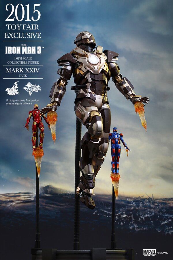 HOTTOYS HT MMS303 1/6 Iron Man MK24 2015 Venue Limited Tank Action Figure