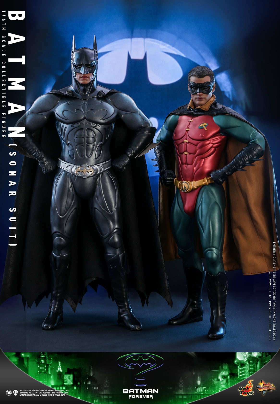 HOTTOYS HT 1/6 Batman Forever Sonar Suit Articulated Figure MMS593