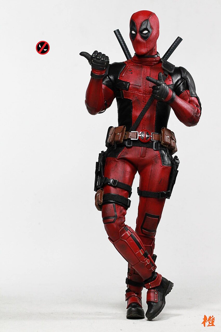 HT HOTTOYS 1/6 Deadpool Deadpool 1.0 2.0 First Edition MMS347 Model Action Figure