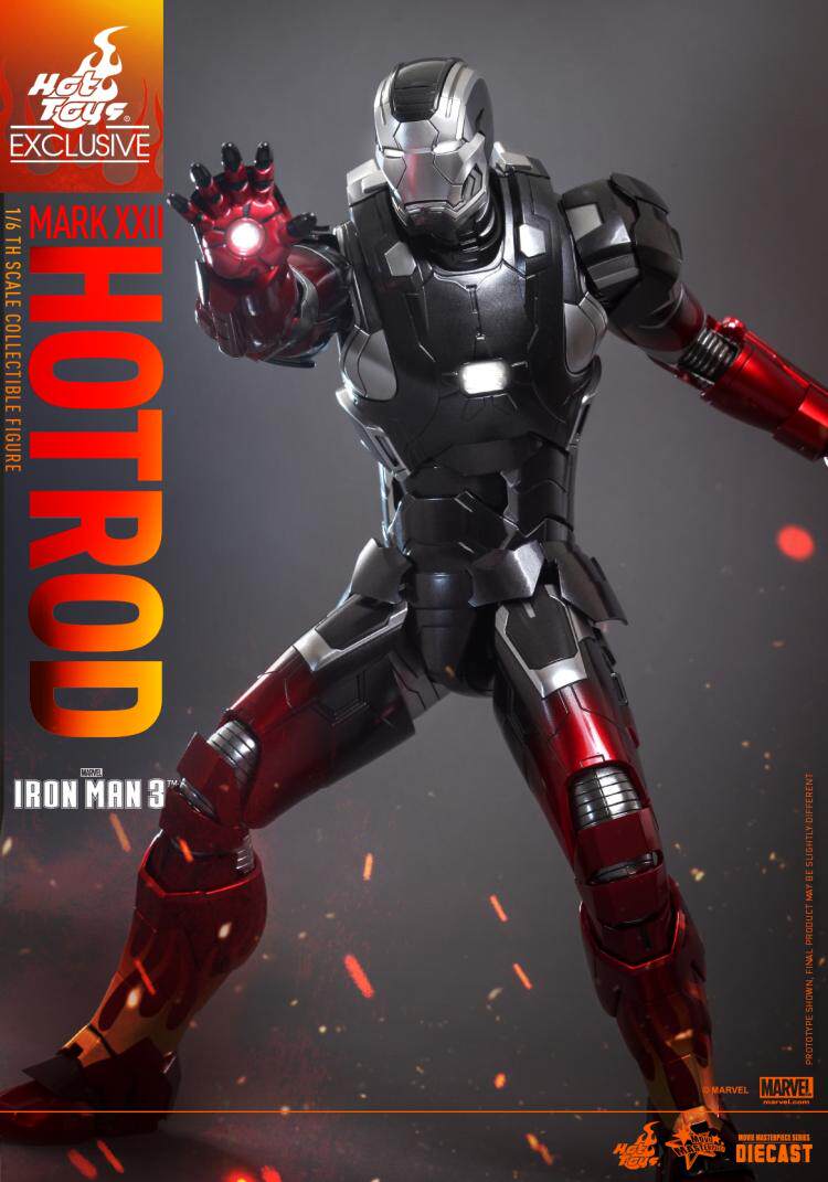 HT HotToys Alloy Limited 1/6 Iron Man MK22 Venue Hot Rod Hot Rod MMS272 action figures