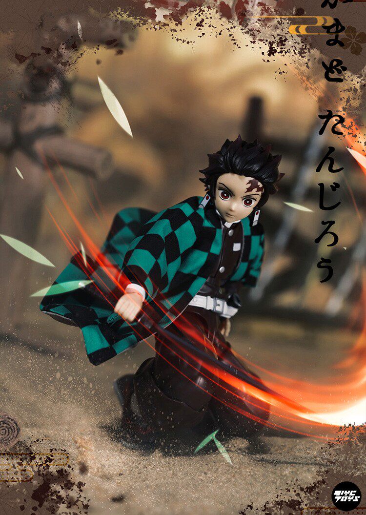 SHF Demon Slayer: Kimetsu no Yaiba — Tanjiro Kamado 1/12 Scale Fabric clothes （not include figures)