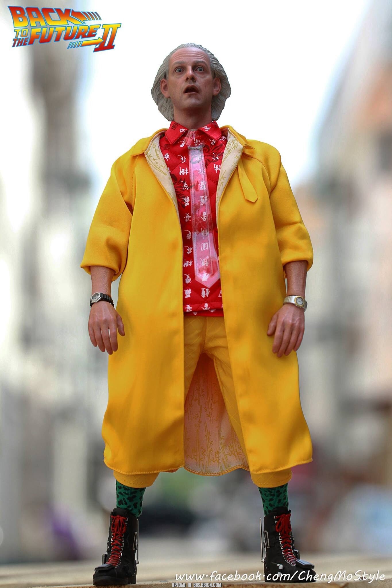 HOTTOYS 1/6 mms380 Back to the Future 2 Dr. Brown 1.0 Regular Edition c Action Figure