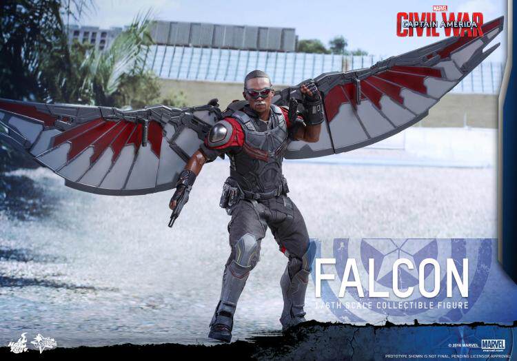 HotToys HT 1/6 Civil War Captain America 3 Falcon Winter Soldier 2.0 FalconMMS361 action figures