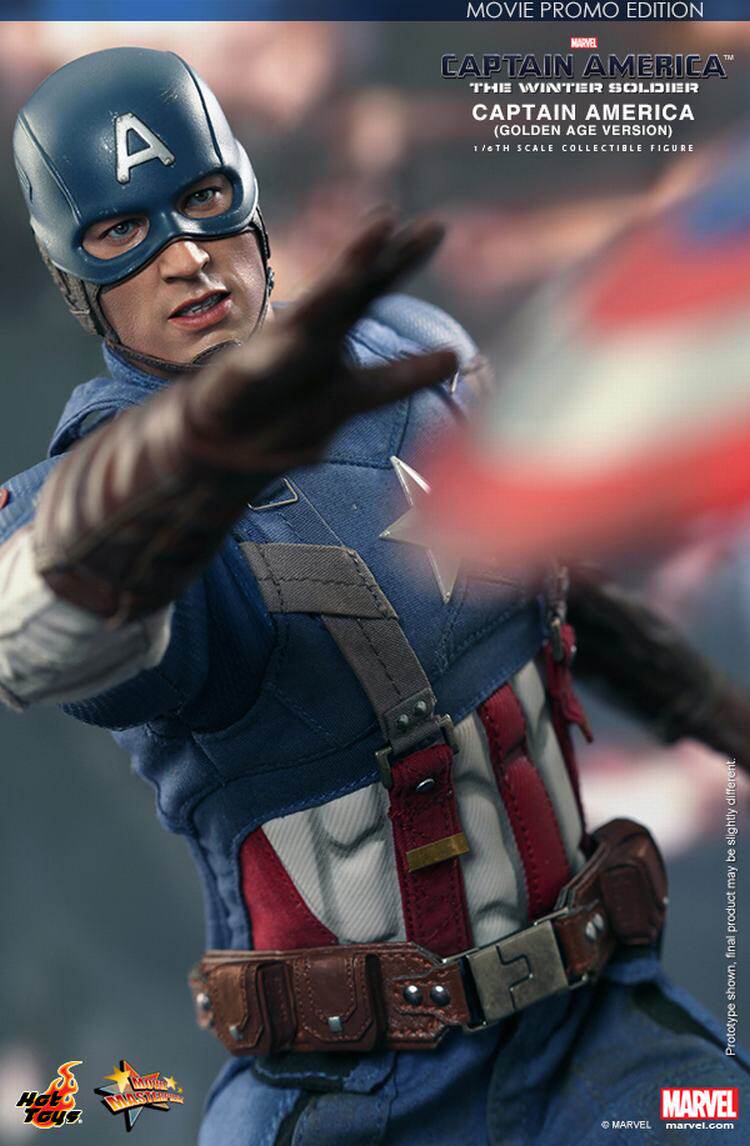 Hottoys 1/6HT Captain America 2: The Winter Soldier - Limited Edition Battle-Damaged Alloy Shield Figure