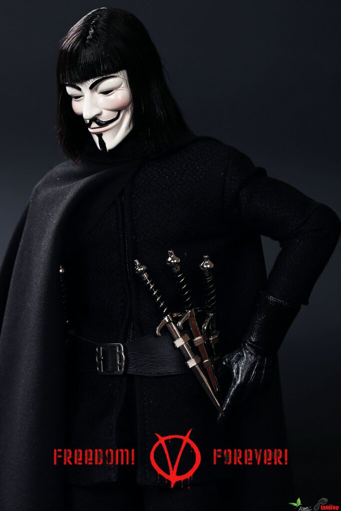 Toys Power CT003 1/6 12-inch V for Vendetta with 1/1 mask BFC action figure