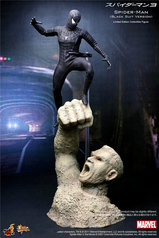 HT Hot Toys 1/6 MMS165 Spider-Man (Black Suit) – Peter Parker (Tobey Maguire)