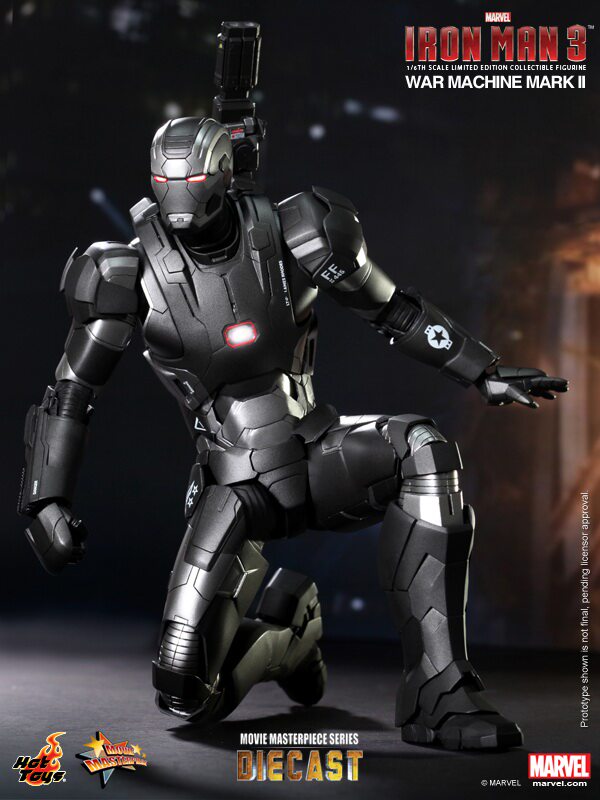 Hot Toys HT 1/6 Iron Man 3 Die-cast Alloy MK2 War Machine 2.0 MMS198