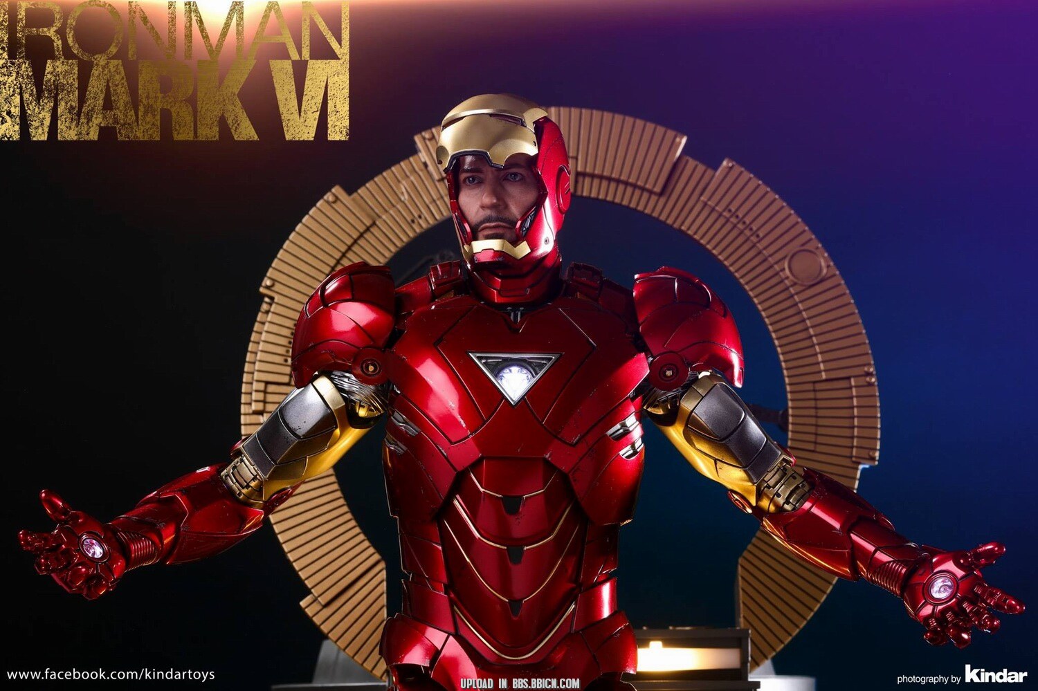HotToys HT MMS378D17 1/6 alloy die-cast Iron Man MK6 Donny Tony action figure