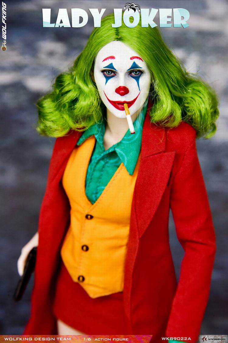 WOLFKING WK89022 1/6 Joaquin red Harley Quinn encapsulated body LADY JOKER movable figure