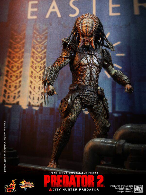 HotToys HT 1/6 Predator 2 Predator Hunter Flower Crab 2.0 Broken Arm MMS173 Action Figure
