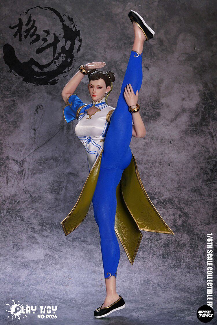 PLAY TOY "Fighting Goddess" Chun-Li (6th Edition) 1/6 Scale Action Figure (P026)