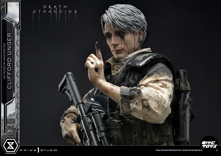 P1S (Prime 1 Studio) 1/2 Scale Statue: Death Stranding — Clifford (Mads Mikkelsen)