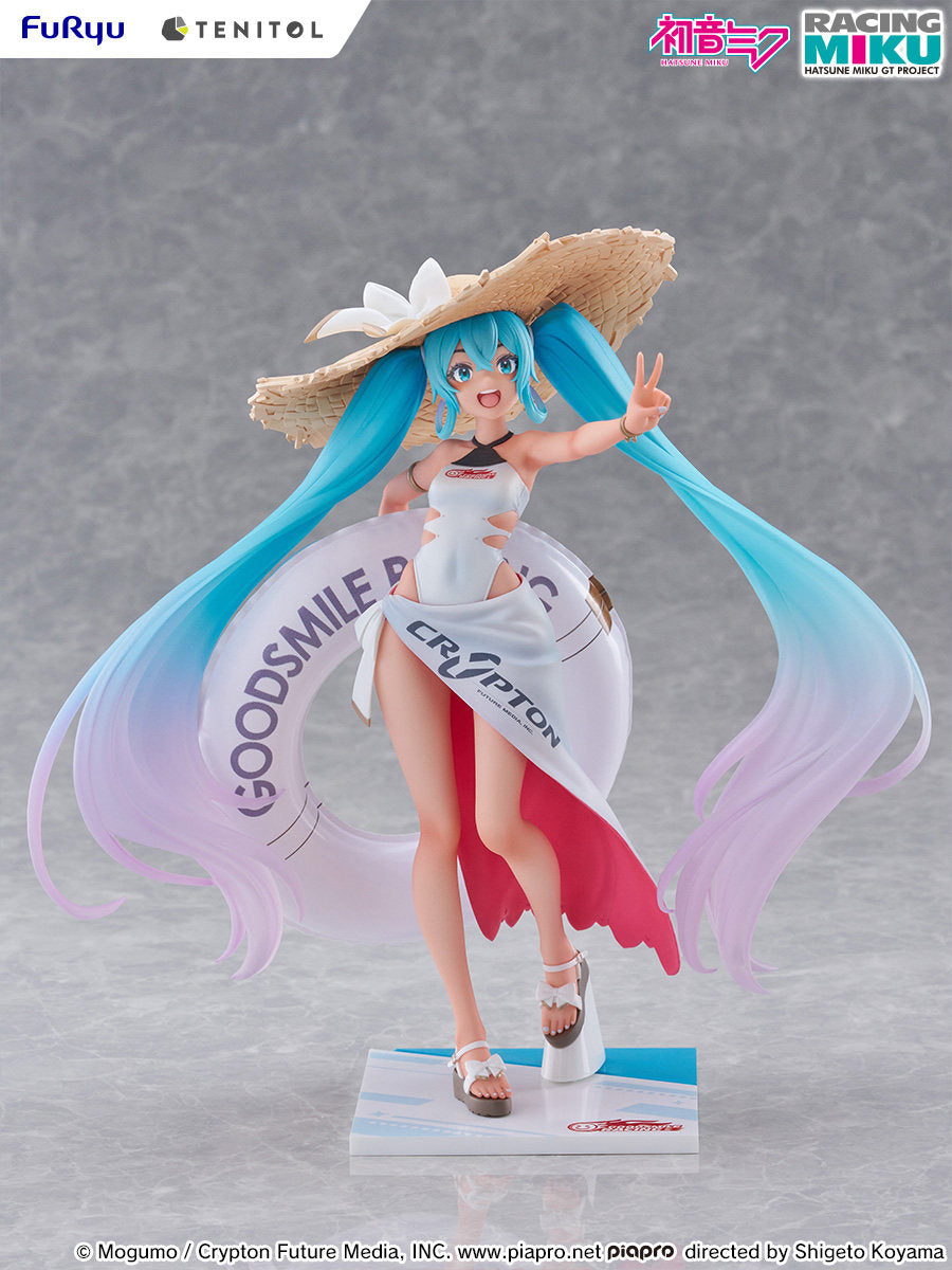 21cm FuRyu Hatsune Miku Racing Miku 2024 Tropical Figure