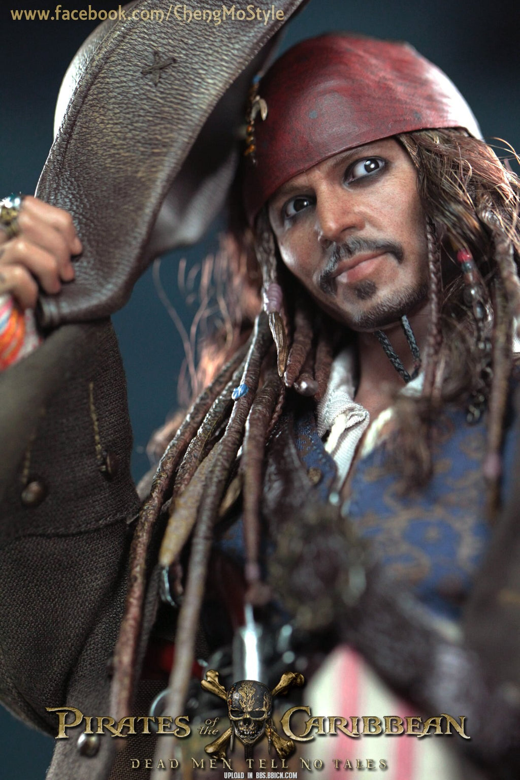 Hottoys HT 1/6 DX15 06 Pirates of the Caribbean 5: Dead Men Tell No Tales Captain Jack Sparrow action figure