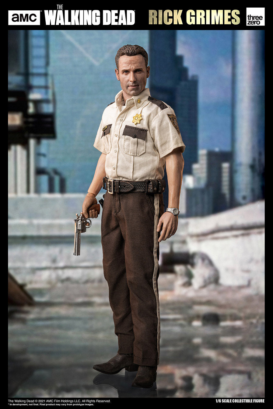 Threezero 1/6 The Walking Dead Sheriff Rick Grimes Action Figure 3Z01450W0