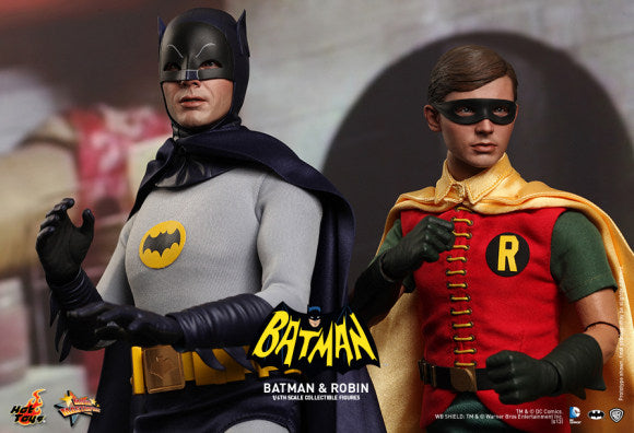 HotToys HT MMS218 1/6 Batman MMS219 Robin 1966 version movable figure