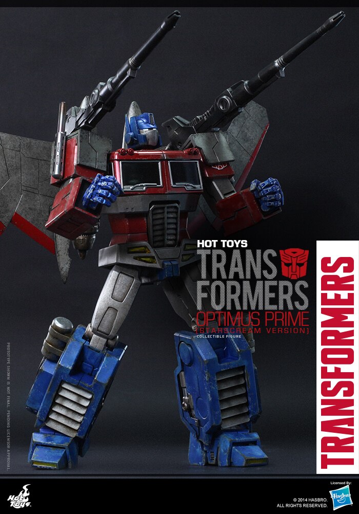 Hottoys HT TF001 1/6 Transformers G1 Optimus Prime VIP Starscream Fitted Version Action Figure