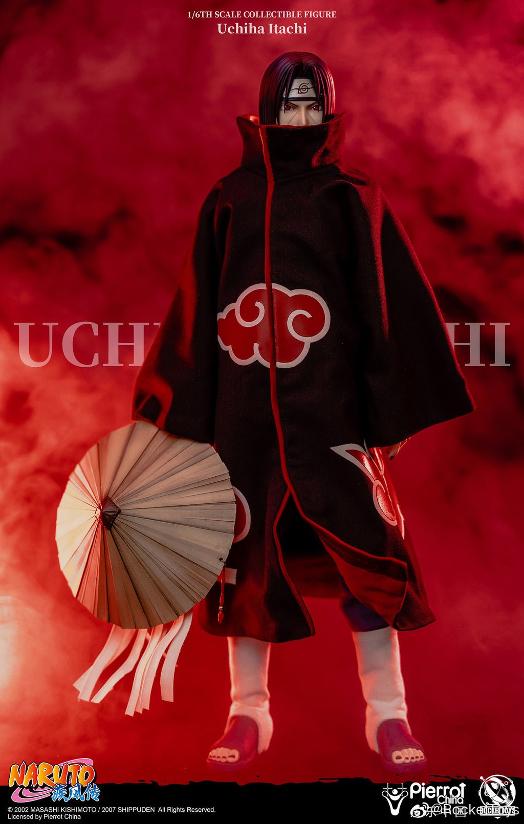 RocketToys 1/6 Naruto Shippuden Uchiha Itachi Action Figure ROC-003