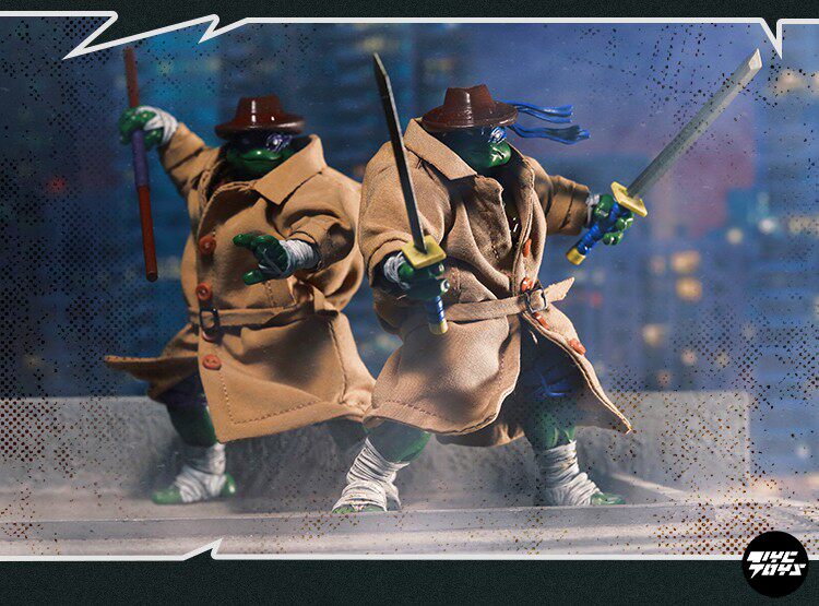 Jingling Forging: Dark Source Ninja Turtles 1/18 Scale Figure Coat Accessories (Figures Not Included)