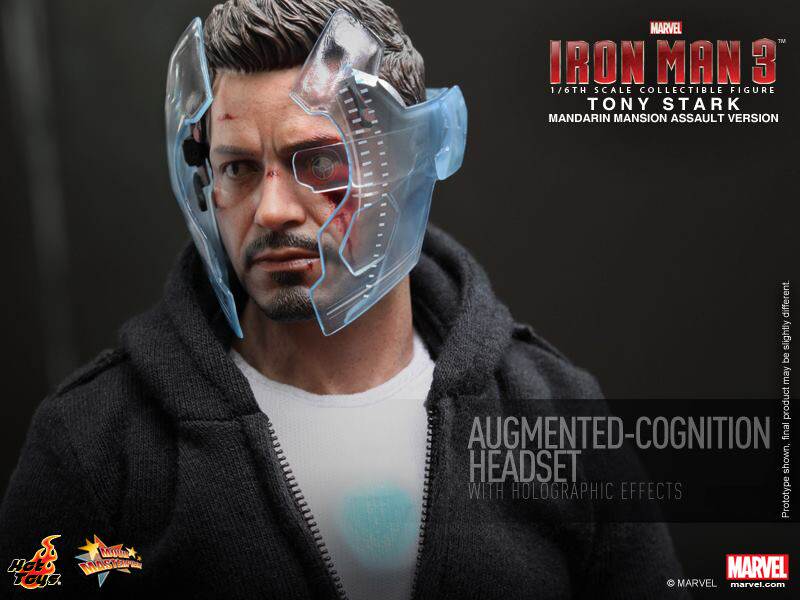 Hot Toys HT MMS207 Iron Man 3 1/6 Stealth Repairman Standard Version Tony