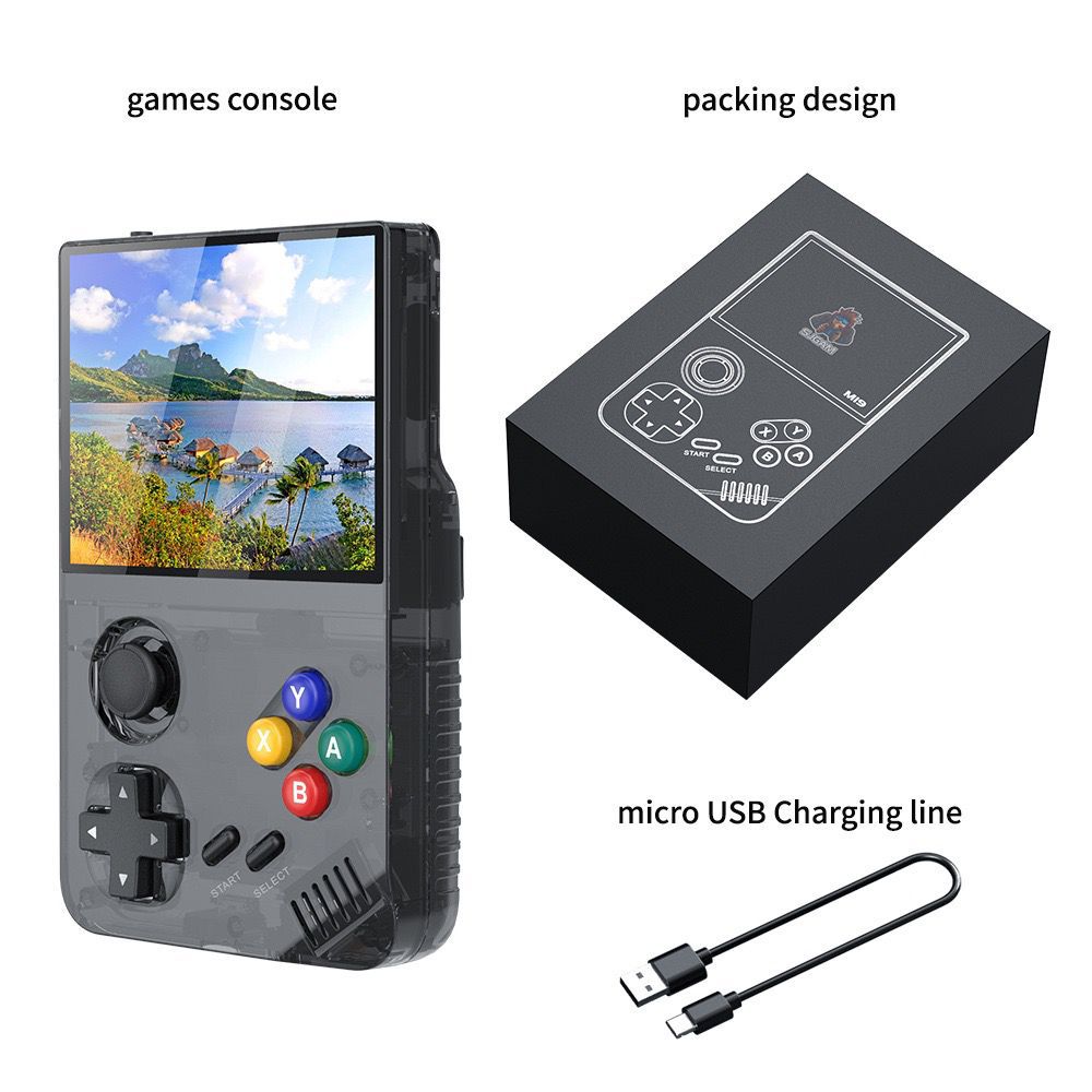 Handheld game console retro HD 64G Can connect to TV 3D Arcade 4K