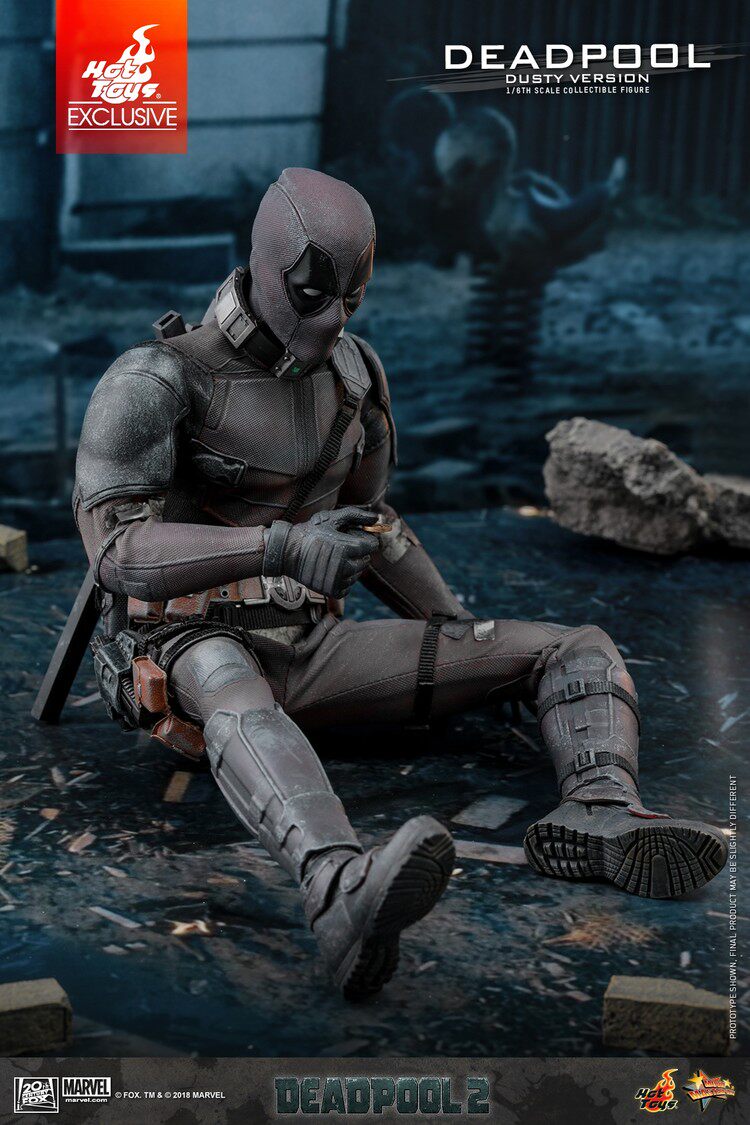 HotToys HT MMS505 Deadpool 2.0 Dust Edition Gray Deadpool 18 Venue Limited Action Figure