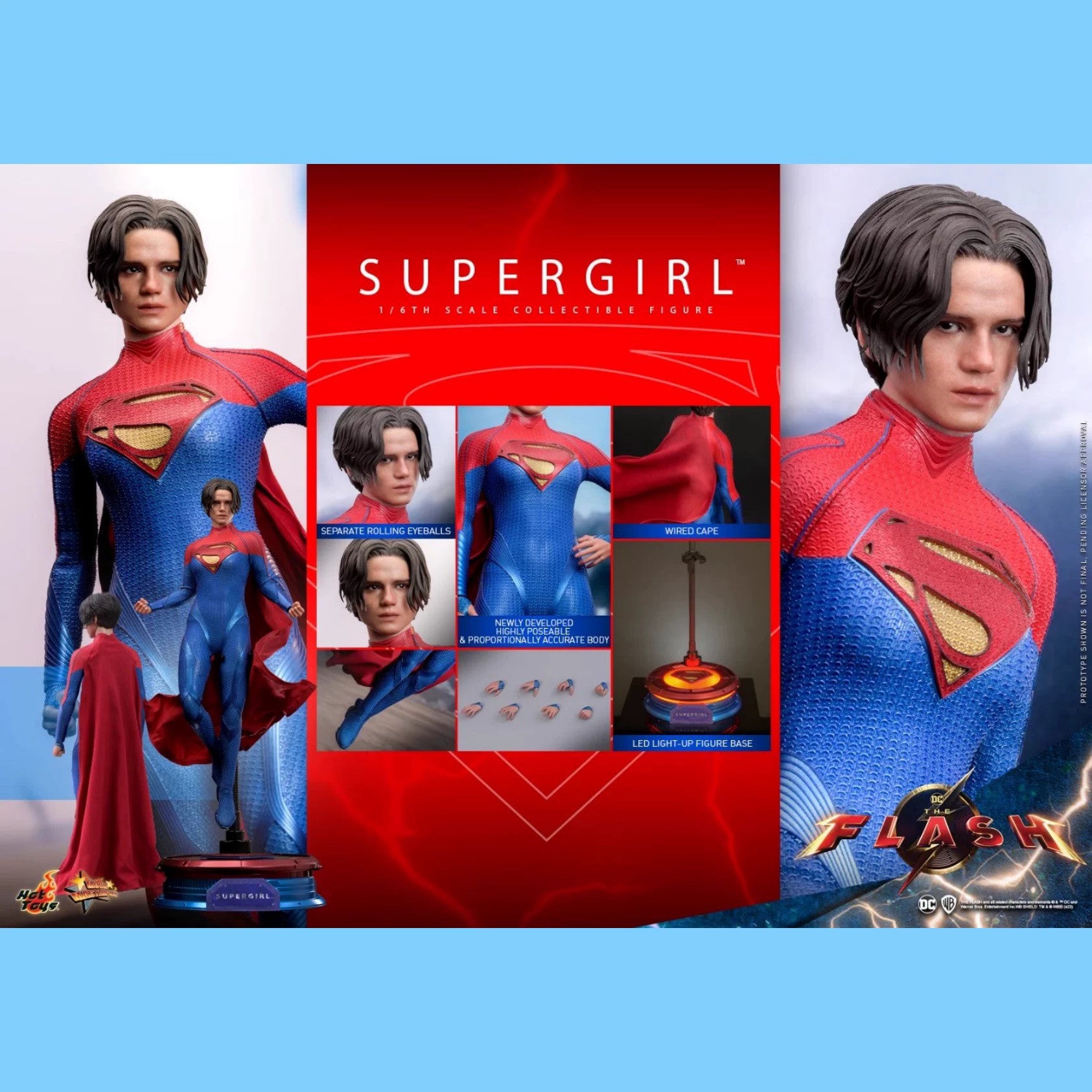 HT 1/6 MMS715 The Flash Supergirl Action Figure