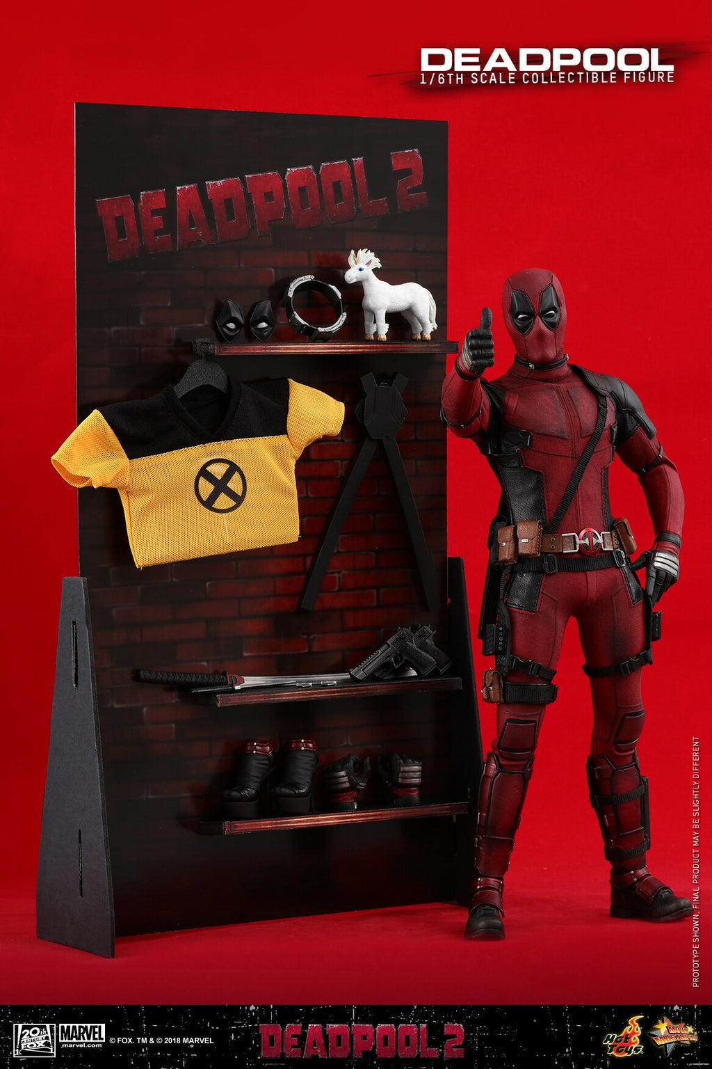 HOTTOYS HT 1/6 MMS490 Deadpool 2.0 Action Figure