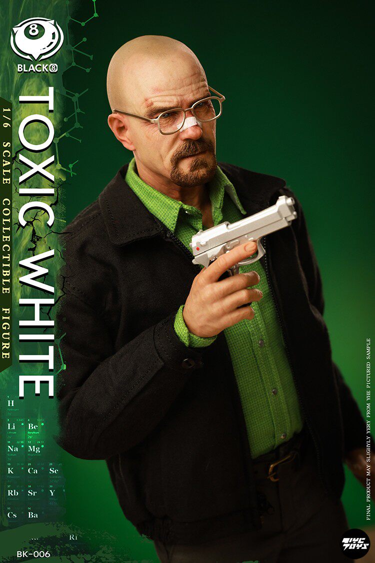 BLACK 8 TOYS "The Chemist" (Walter White) 1/6 Scale Action Figure – BK-006