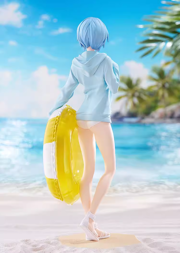 GSC POP UP Parade: Evangelion (EVA) — "Beach Queens" Rei Ayanami & Asuka Langley Figures