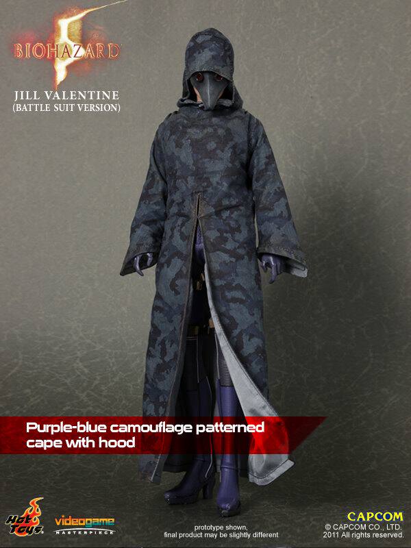 1/6 Soldier Hot Toys HT Resident Evil 5 JILL 2.0 Combat Suit Action Figure