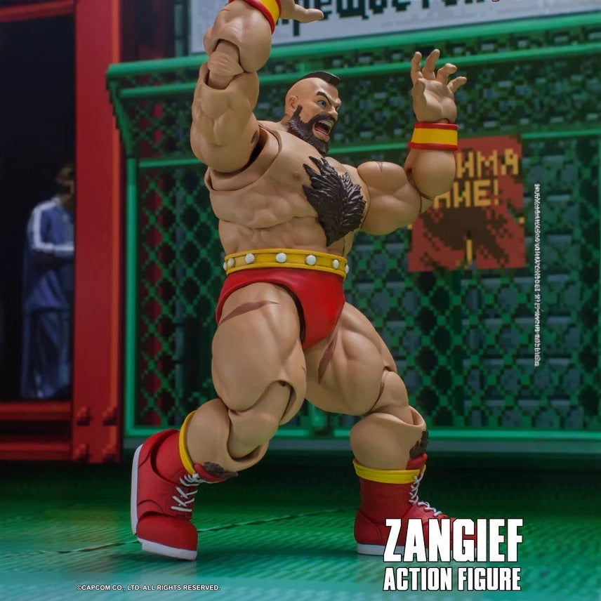 ST Street Fighter II — Zangief: "Game King" Series — Articulated Action Figure
