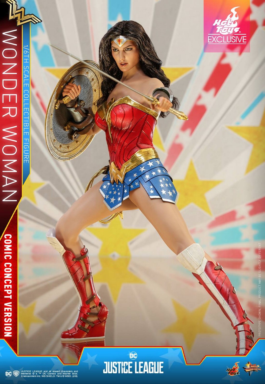 HT 1/6 MMS506 Wonder Woman Comic Concept Edition Action Figure