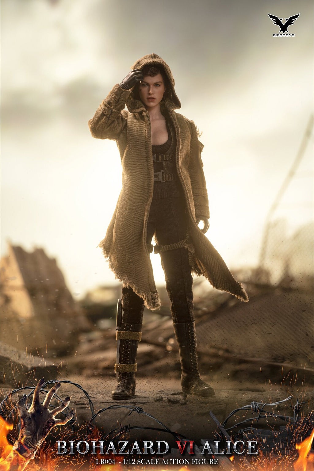 BROTOYS 1/12 Resident Evil: Alice (LR004) — Articulated Action Figure (In-Stock)