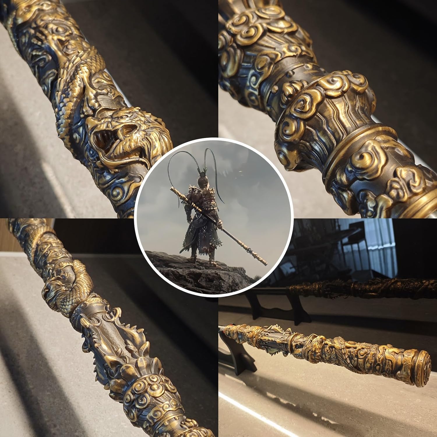 Black Myth WU KONG Retractable 100cm-170cm RUYI JINGU BANG