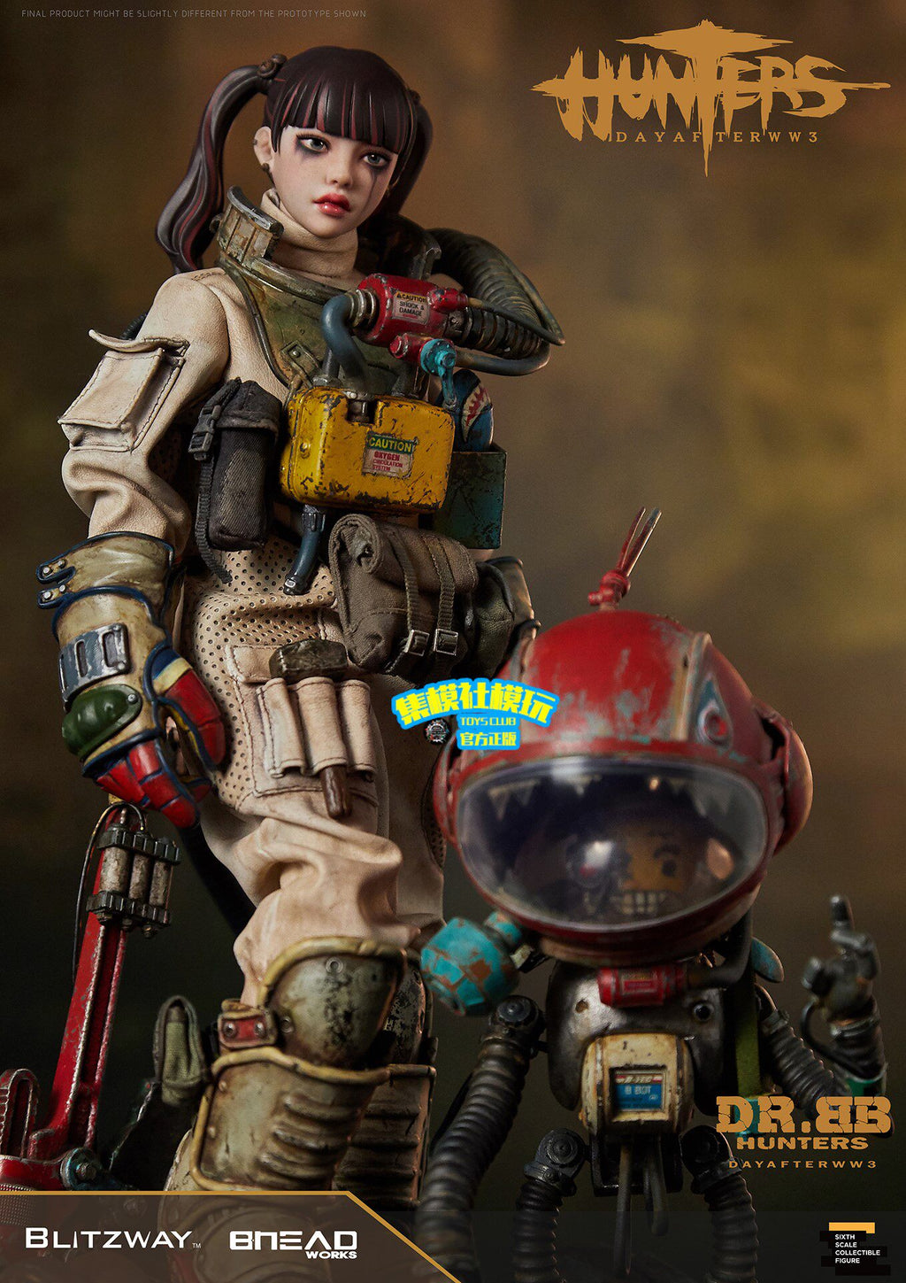BLITZWAY 1/6 DR.BB World War III Protective Suit Girl Doll BW-UMS115