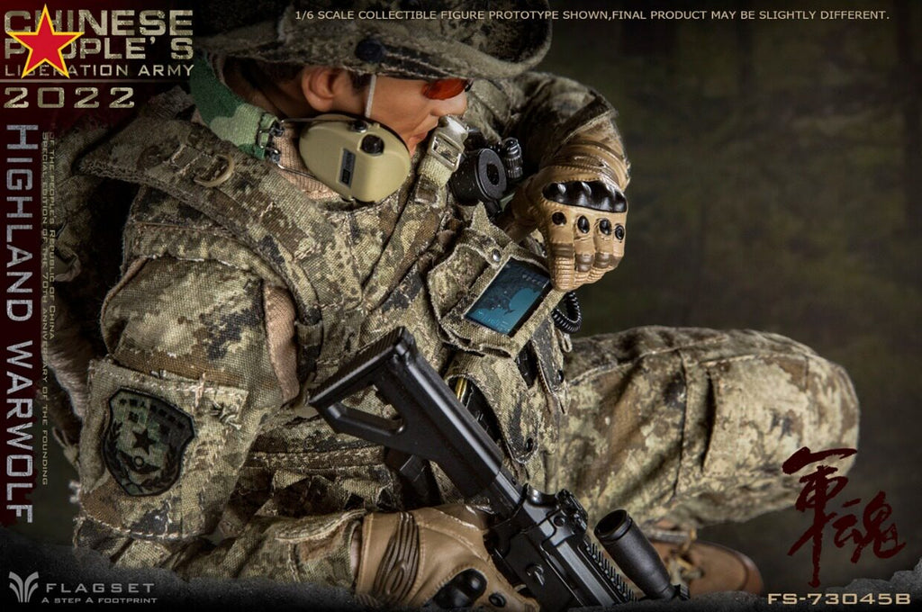 FLAGSET 1/6 Military Spirit Plateau Wolf Assault Precision Shooter Action Figure FS-73045-B