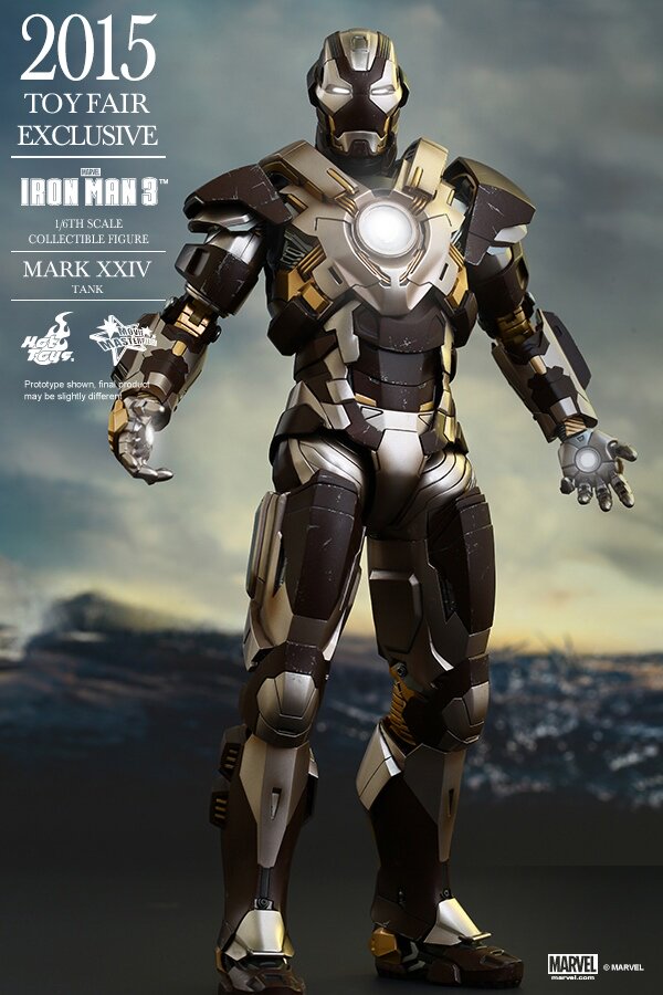 HOTTOYS HT MMS303 1/6 Iron Man MK24 2015 Venue Limited Tank Action Figure