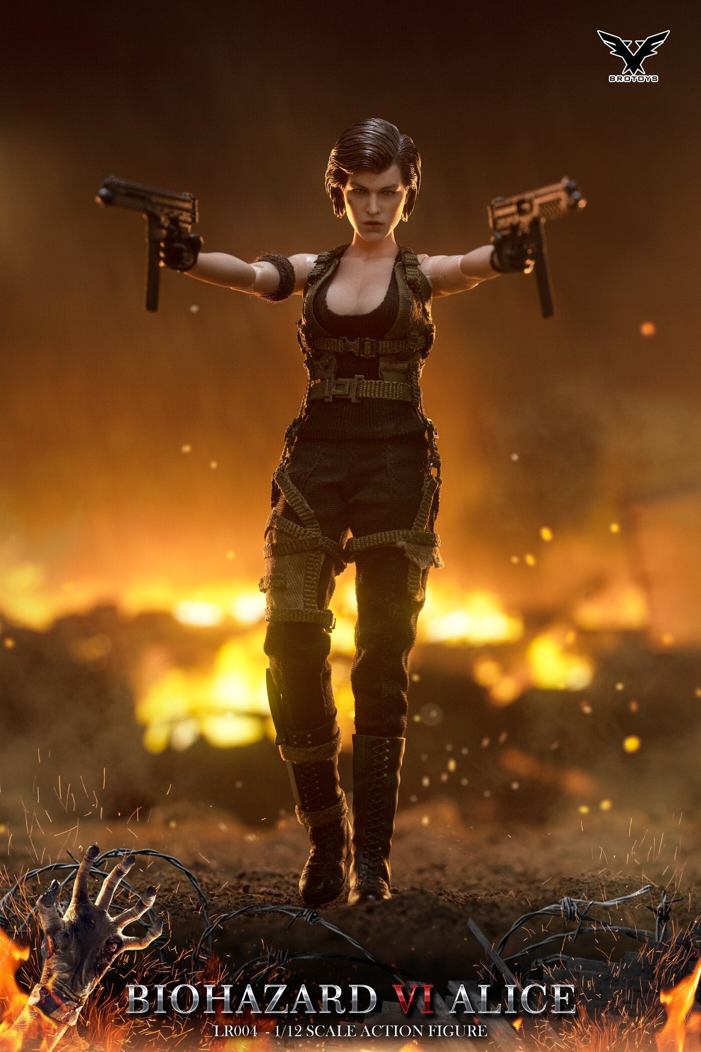 BROTOYS 1/12 Resident Evil: Alice (LR004) — Articulated Action Figure (In-Stock)