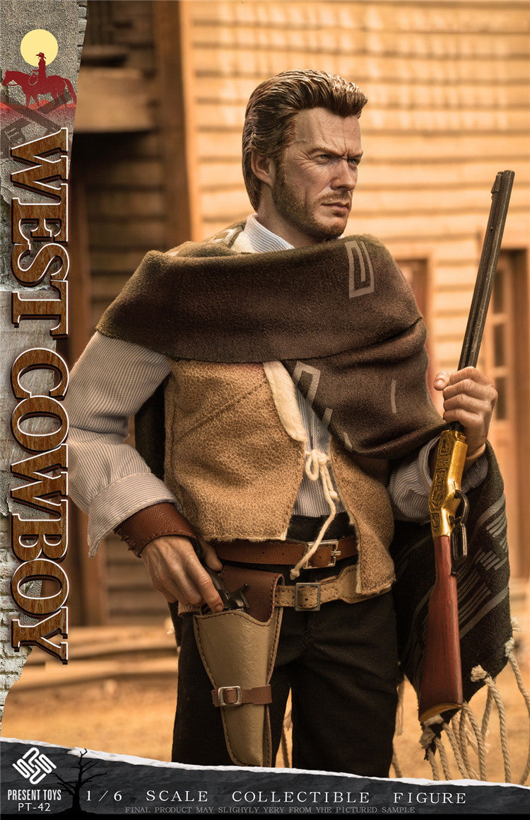 PRESENT TOYS 1/6 Western Cowboy Red Dead Redemption Double-Headed Sculptor Figure PT-sp42