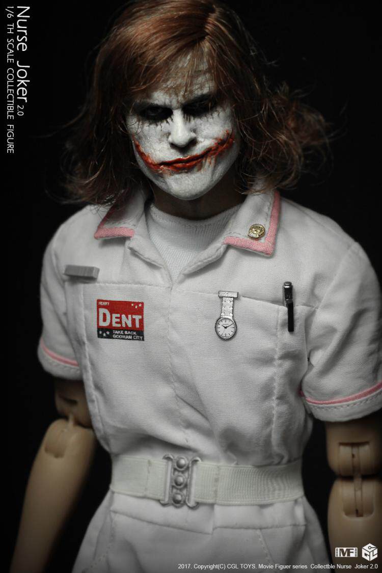 CGLTOYS MF11 1/6 Batman Nurse Clown 2.0 Double Headed Sculpture Action Figure