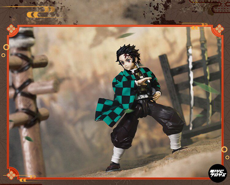 SHF Demon Slayer: Kimetsu no Yaiba — Tanjiro Kamado 1/12 Scale Fabric clothes （not include figures)