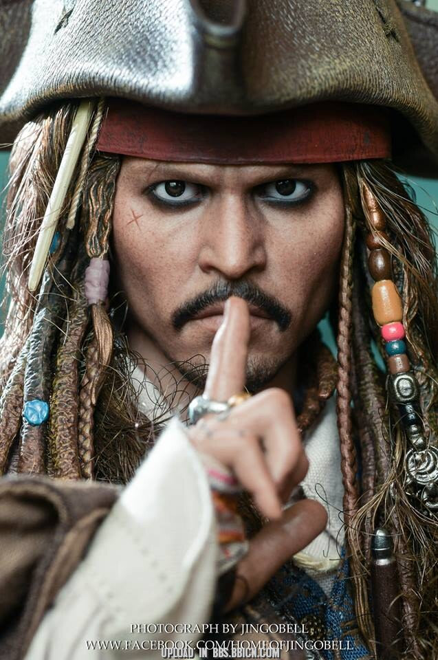 Hottoys HT 1/6 DX15 06 Pirates of the Caribbean 5: Dead Men Tell No Tales Captain Jack Sparrow action figure