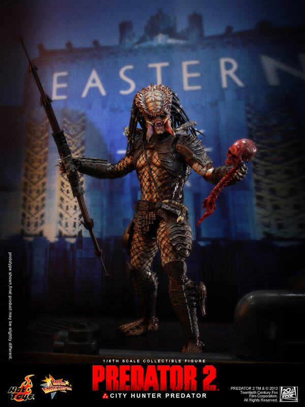 HotToys HT 1/6 Predator 2 Predator Hunter Flower Crab 2.0 Broken Arm MMS173 Action Figure
