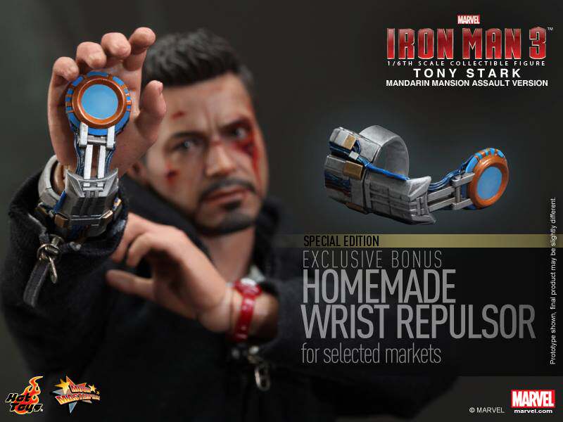Hot Toys HT MMS207 Iron Man 3 1/6 Stealth Repairman Standard Version Tony